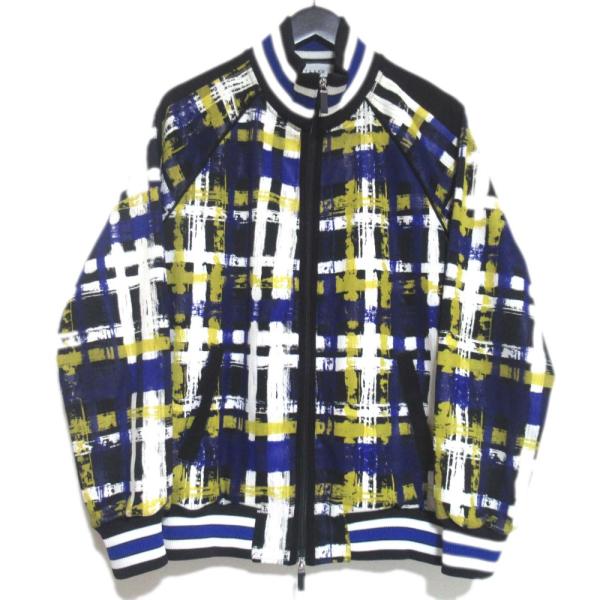 美品 TAAKK ターク ハンドペイント ジップアップ トラックジャケット