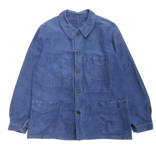 良品 40's SUPER TEBMOC モールスキン ワーク ジャケット ブルゾン V