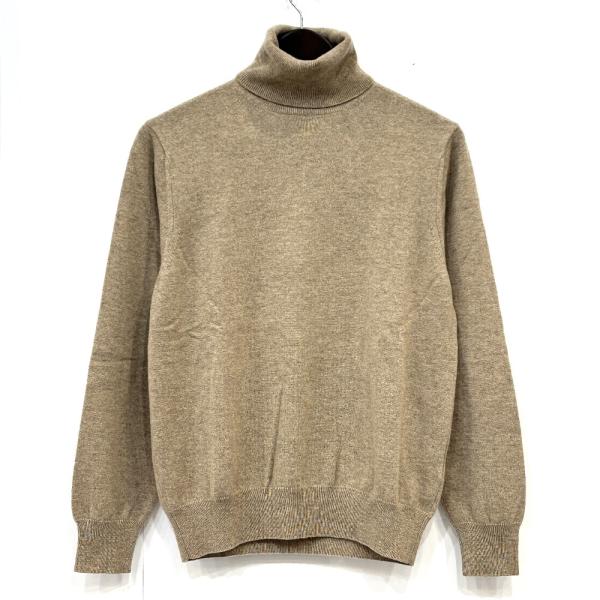 クルチアーニ Cruciani ニットポロ ベージュ サイズ46 【極美品】 CRUCIANI（クルチアーニ） ニットポロシャツ スキッパーポロシャツ