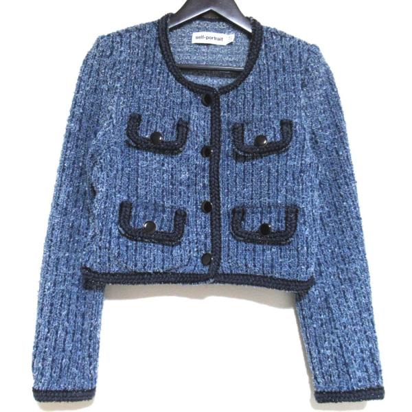 良品 24AW Self-Portrait セルフポートレイト デニムツイード ノー