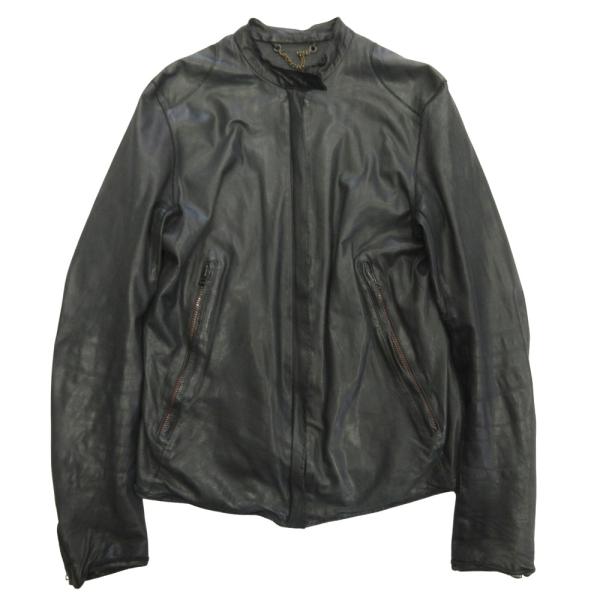 sisii（シシ） 美品 シングル ライダース ジャケット ブルゾン レザー
