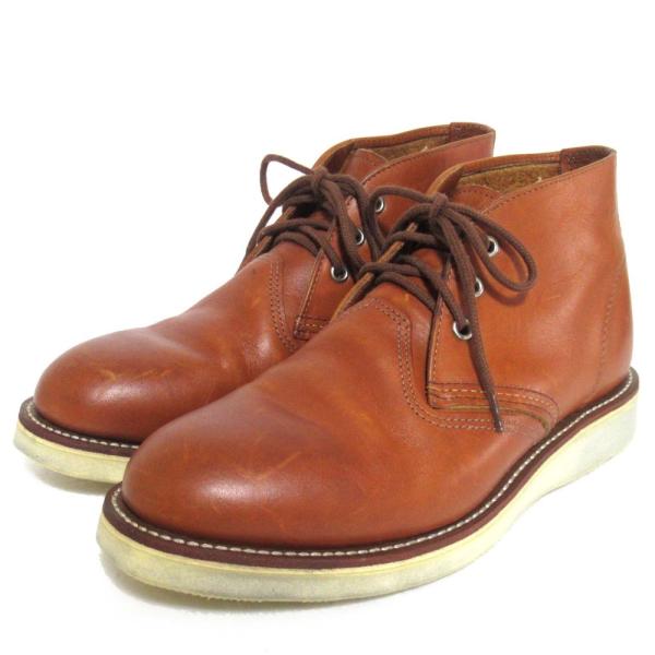 RED WING レッドウィング 3140 チャッカブーツ ブラウン size:25.0cm 中古 kigaeru_271661137018