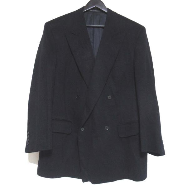 美品 dunhill ダンヒル 千鳥柄 テーラードジャケット 54 dunhill（ダンヒル） カシミヤ100％ ダブルブレスト テーラード