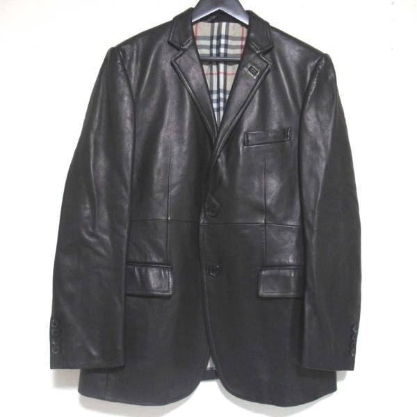 BURBERRY ブラック テーラードジャケット ノバチェック size 36 美品 BURBERRY LONDON バーバリーロンドン ノバチェック柄ライニング