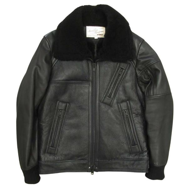 AVIREX（アヴィレックス） 美品 B-3 ムートン ゴートスキン コンビ