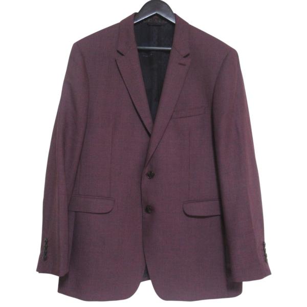 美品 ETRO エトロ 裏地総柄 2B シングル テーラードジャケット サイズ54 ボルドー メンズ 古着 中古 USED ETRO（エトロ） 美品 裏地総柄 2B シングル テーラードジャケット