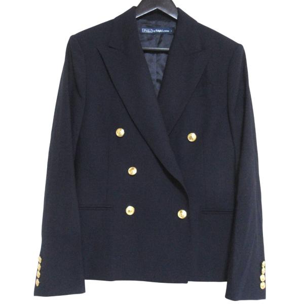 美品 Polo by Ralph Lauren ポロバイラルフローレン 金ボタン ダブル