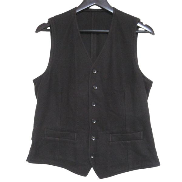良品 LARDINI ラルディーニ カシミヤ100％ ジレベスト サイズ44 ブラウン メンズ 古着 中古 USED LARDINI（ラルディーニ） 良品 カシミヤ100％ ジレベスト サイズ44