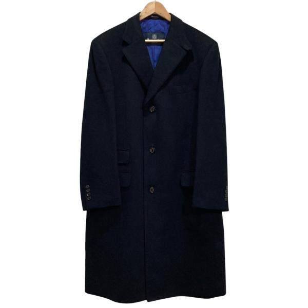 アクアスキュータム カシミヤ 極艶 ウール チェスターコート 40 XL Aquascutum（アクアスキュータム） 美品 カシミヤ100％ チェスター