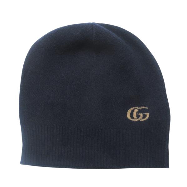 GUCCI（グッチ） 美品 GG カシミヤウール ニットキャップ ニット帽