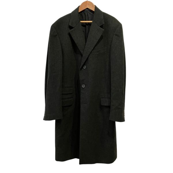 GIANNI VERSACE 美品 ジャンニヴェルサーチ ウールカシミヤ チェスター