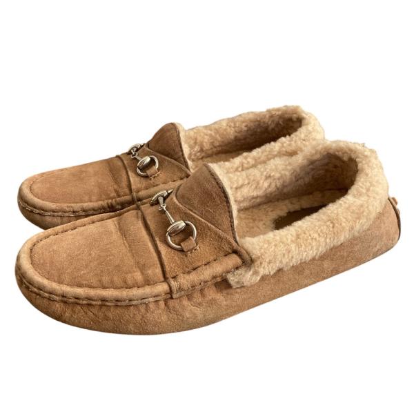 【超美品✨】　GUCCI グッチ　靴　ローファー　ホースビット　金具　36 GUCCI（グッチ） 良品 ホースビット金具 ムートン ドライビング