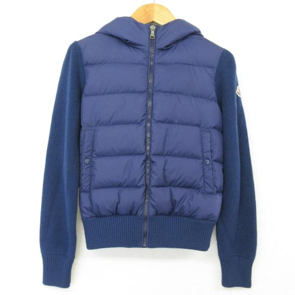 美品！モンクレール　キッズ　ニット&ダウンジャケット MONCLER（モンクレール） 美品 MAGLIA TRICOT ニット切替 ダウン