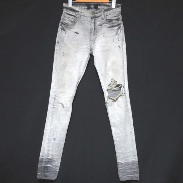 AMIRI（アミリ） 美品 クラッシュ加工 ヴィンテージ加工 ストレッチ