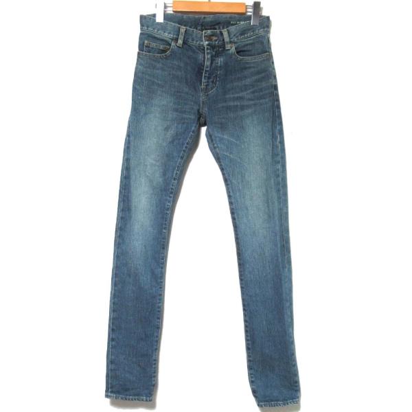 美品 SAINT LAURENT PARIS サンローランパリ ウォッシュ加工 スキニー