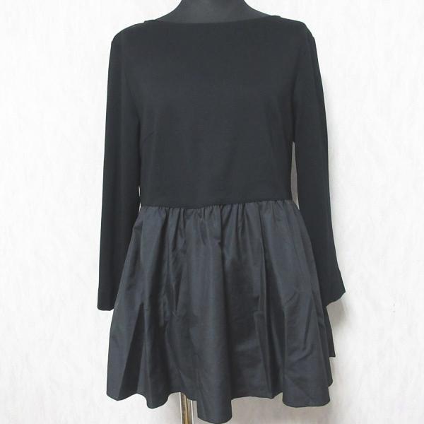 アナイ ストレッチクロスペプラムブラウス レディース 38 ネイビー【中古】【新入荷】♪ ANAYI - アナイ ストレッチクロスペプラム ブラウス カットソー プル