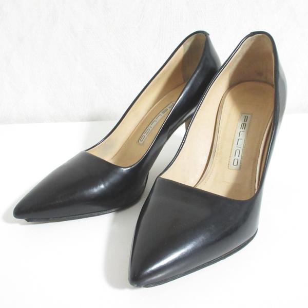 PELLICO（ペリーコ） 良品 エナメル ポインテッドトゥパンプス サイズ