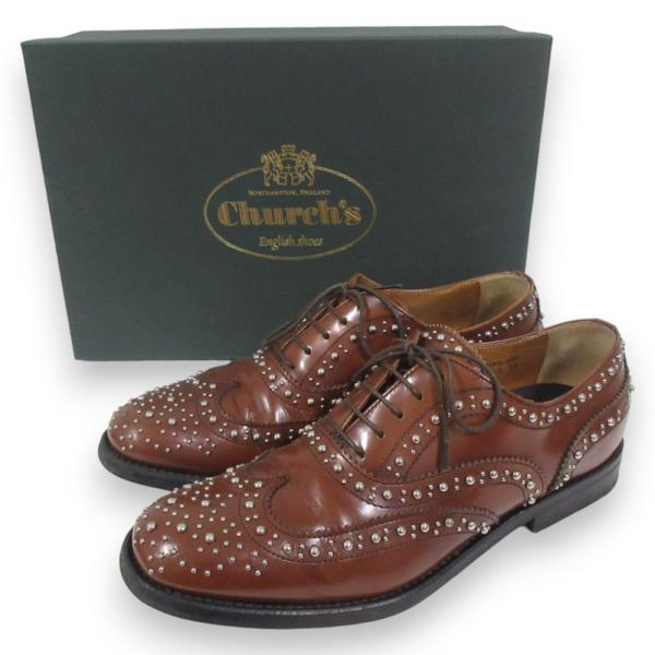 church's チャーチ スタッズ 【サイズ 表記37】 24cm church's チャーチ スタッズ 【サイズ 表記37】 24cm church's