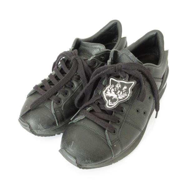【極美品】オニツカタイガー ローンシップ ブラック ゴールド ソフトレザー Onitsuka Tiger - オニツカタイガー☆LAWNSHIP/ローンシップ