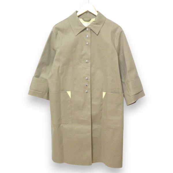 【美品】MACKINTOSH KELLIE ゴム引きコート 38 M ベージュ Mackintosh（マッキントッシュ） 良品 21SS MACKINTOSH KELLIE ゴム