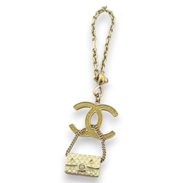シャネル マトラッセ チャーム キーホルダー ヴィンテージ CHANEL／シャネル／ヴィンテージ／ココマーク／マイクロ