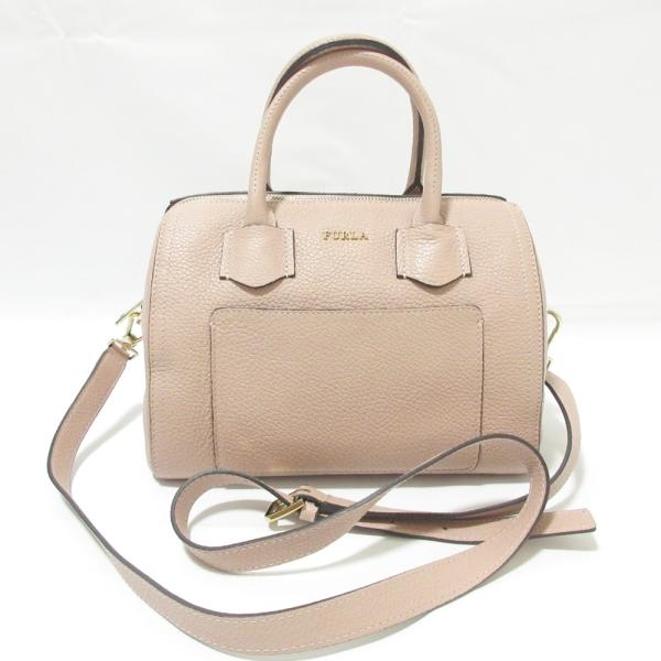 FURLA 美品 フルラ ALBA アルバ S サッチェルバッグ レザー 2WAY