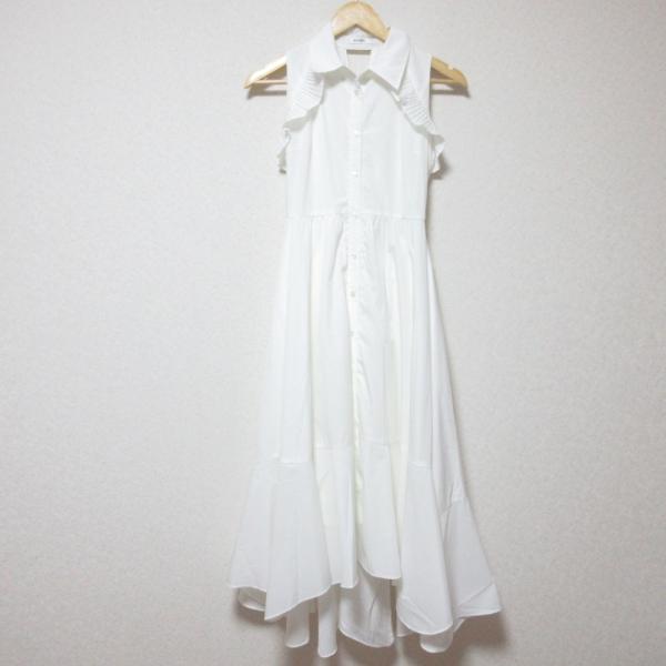 『美品』スナイデル ボリュームイレヘム　ワンピース　 ドレス　ホワイト　23SS SALE／40%OFF】SNIDEL ボリュームイレヘムワンピース スナイデル