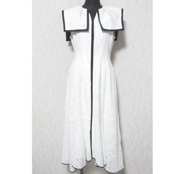 美品CELFORD セルフォード　ワンピース　総レース　半袖 ロング　白 38 レースワンピース(フォーマルワンピース)｜DRESS（ドレス