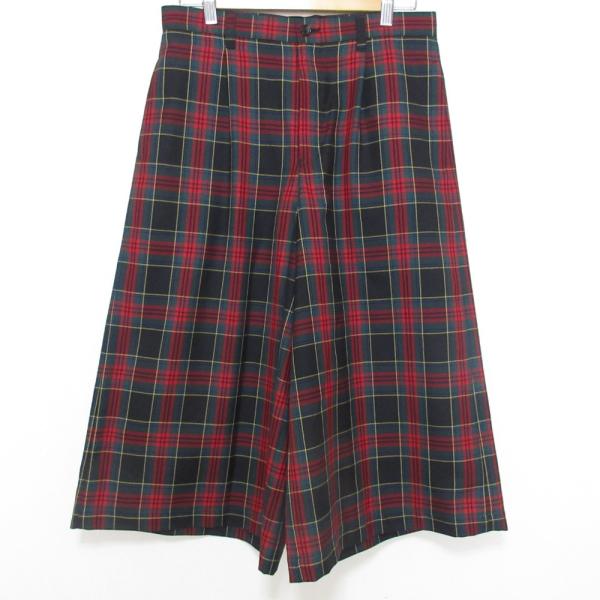 トリココムデギャルソン　チェック　ゴム　パンツ　グリーン　緑 tricot COMME des GARCONS（トリココムデギャルソン）その他 緑