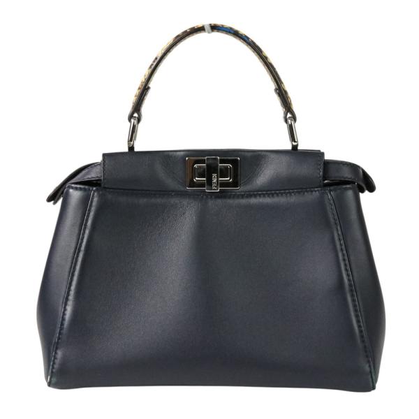 FENDI（フェンディ） 美品 モンスター ピーカブー レザー パイソン