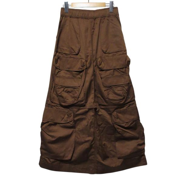 【中古】ディーゼル DIESEL O-Nita Skirt カーゴロングスカート 36 ブラウン /DO ■OS レディース DIESEL（ディーゼル） 美品 O-Nita Skirt カーゴ ロングスカート