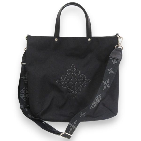 美品　ラシット　2way 　ショルダーバッグ　大容量　ナイロン　レザー russet russet/ラシット 2way ショルダー トートバッグ ナイロン