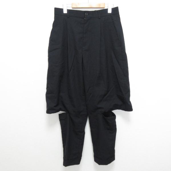 noir kei ninomiya ノワールケイニノミヤ クロップドパンツ XS noir kei ninomiya ノワールケイニノミヤ クロップドパンツ XS
