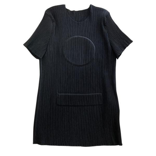 【極美品】イッセイミヤケ　立体エンボス加工　コート　00AW　ブラック ISSEY MIYAKE FETE イッセイミヤケ レア ロングコート