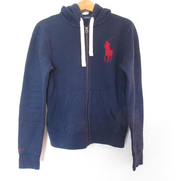 美品 Polo by Ralph Lauren ネイビーブルー色 ブルゾン M 00s ラルフローレン スウィングトップ/ブルゾン ネイビー M