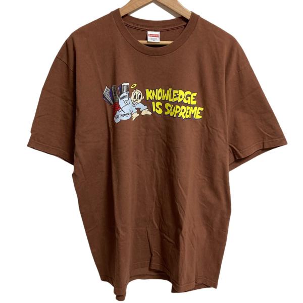 Supreme（シュプリーム） 美品 22SS Supreme KNOWLEDGE TEE ロゴ