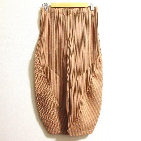 極美品✨PLEATS PLEASE XXLプリーツ　ワイドパンツ　ブラウン　膝丈 楽天市場】プリーツ（ブランドイッセイミヤケ）（パンツ｜ボトムス
