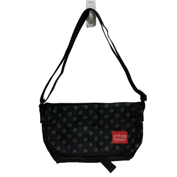 186000 Manhattan Portage マンハッタンポーテージ Manhattan Portage バッグ ドット プリント ブラック 19FW [250122HM210218] Manhattan Portage（マンハッタンポーテージ） 新品同様 ドット柄