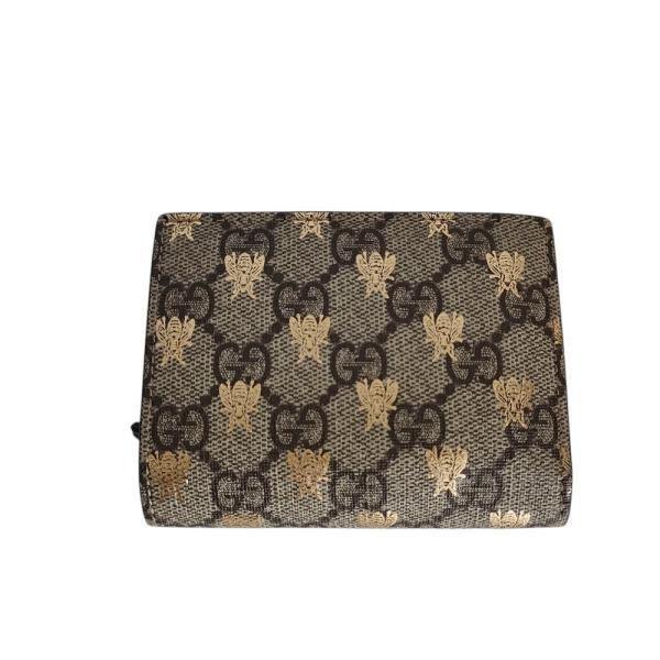GUCCI（グッチ） 良品 ミケーレ GGスプリーム Bee コンパクト