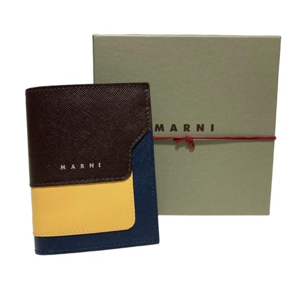 MARNI（マルニ） 新品同様 サフィアーノレザー BILLFOLD ウォレット 二