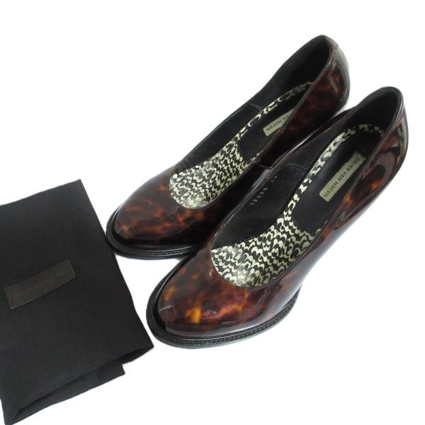 メメ様 新品未使用】ドリスヴァンノッテン　ハイヒールレオパード36 DRIES VAN NOTEN（ドリス ヴァン ノッテン） 美品 レオパード柄 チャン