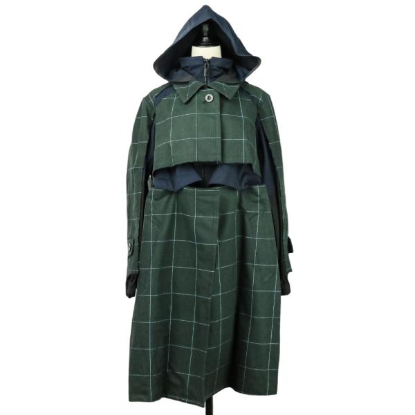 【ちぇちぇ様】sacai サカイ ボアドッキングジャケット ロングコート sacai - 20SS sacai ドッキングコート サカイの通販 by Km's shop