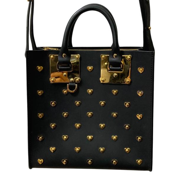 SOPHIE HULME ALBION スクエア レザーショルダーバッグ Sophie Hulme（ソフィーヒュルム） 良品 アルビオン スクエアトート
