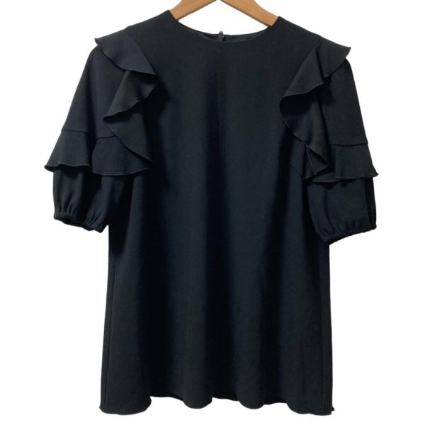 FOXEY NEW YORK 美品 フォクシーニューヨーク フリルハーフスリーブ