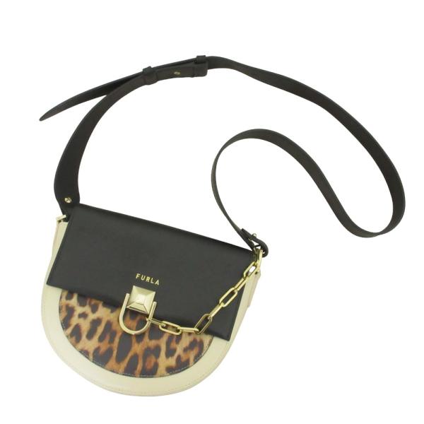 FURLA（フルラ） 良品 MISS MIMI レオパード柄 ショルダーバッグ 