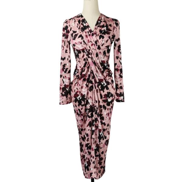 美品 kay me ケイミー カシュクール風 ドレープドレスワンピース 7