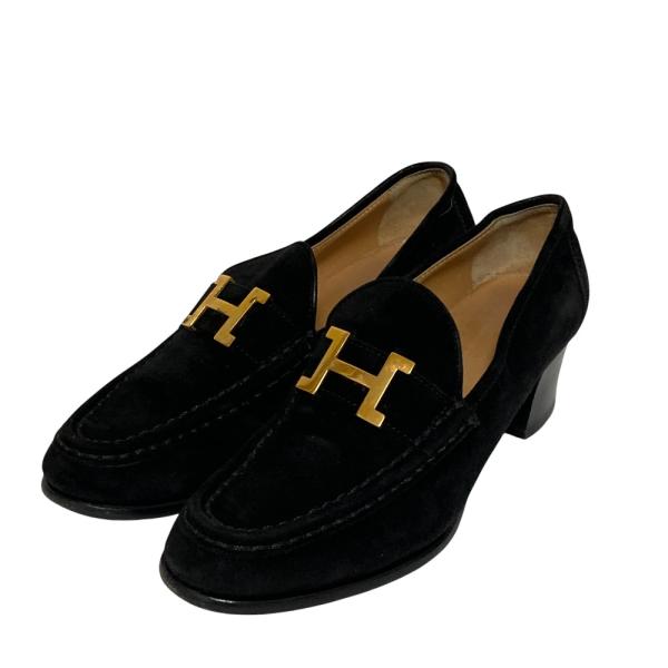 HERMES（エルメス） 良品 コンスタンス Hロゴヒールローファー