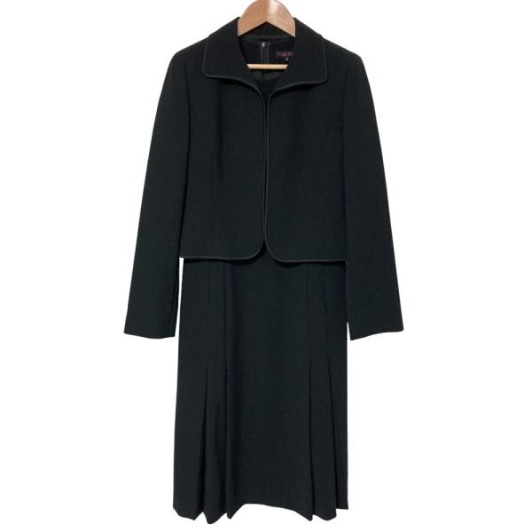 美品 YUKI TORII ユキトリイ ジャケット ワンピース アンサンブル フォーマル セットアップ 9ARサイズ ブラック レディース 古着 中古 USED YUKI TORII（ユキ トリヰ） 美品 ユキトリイ ジャケット ワンピース