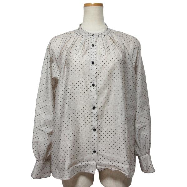 ANAYI（アナイ） 美品 25AW ANAYI ドットオーガンジー シャツ ブラウス