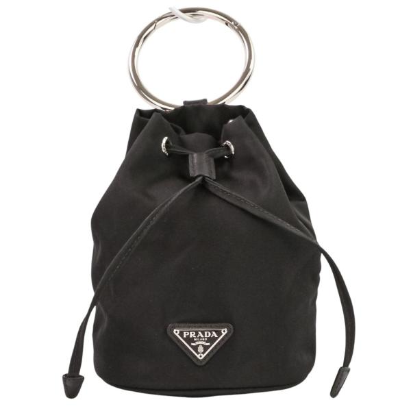 【正規】PRADA プラダ 巾着 アクセサリーポーチ ナイロン ブラック kigaeru_345675027050